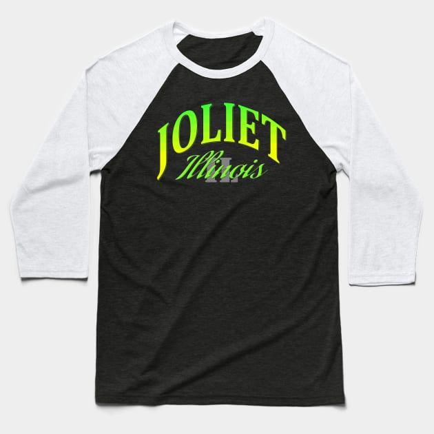 City Pride: Joliet, Illinois Baseball T-Shirt by Naves